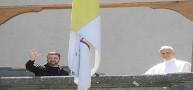 Zelenski ile gren Papa 14. Leo'dan dmanlklarn sona erdirilmesi vurgusu