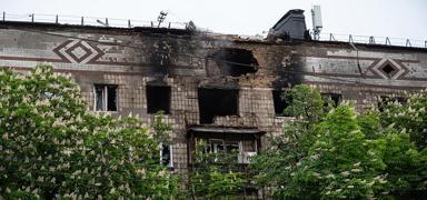 Rusya'nn Kiev'e hava saldrs: 2 l, 16 yaral...