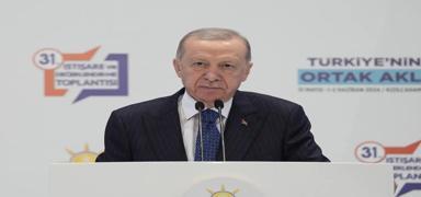AK Parti'nin Kzlcahamam kamp balyor! Gzler Bakan Erdoan'n tarihi konumasnda
