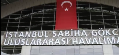 Sabiha Gken Havaliman Hava Trafik Kontrol Kulesi Trk bayra renkleriyle aydnlatlacak