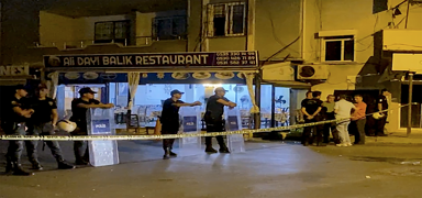 Mersin'de restoranda kan silahl ve bakl kavgada 7 kii yaraland