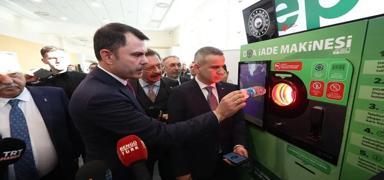 Bakan Kurum duyurdu! 6 ile daha Depozito ade Makineleri kuruluyor