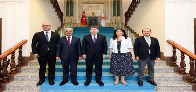 Bakan Tun, DEM heyetini kabul etti