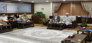 Diyanet ��leri Ba�kan� Erba�, Fransa'dan gelen ��rencileri kabul etti: �slam en b�y�k nimet