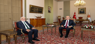TBMM Bakan Numan Kurtulmu, HDA PAR Genel Bakan Yapcolu ile grt