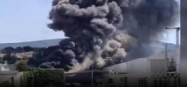 Bursa'da korkutan yang�n!