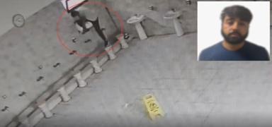 Ba�c�lar'da camiye zarar veren �ah�s g�zalt�na al�nd�