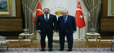 Cumhurba�kan� Erdo�an Andriy Yermak'� kabul etti