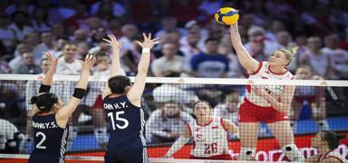 Polonya, Milletler Ligi'nde �in'i 5 sette ge�ti