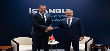 Bakan Fidan, Bosna-Hersek Dileri Bakan Konakovi ile bir araya geldi