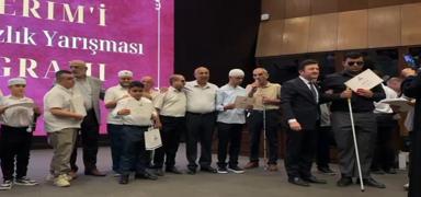 G�rme Engelliler Aras� Haf�zl�k ve Kur'an-� Kerim'i G�zel Okuma T�rkiye Finali Ankara'da Ger�ekle�tirildi