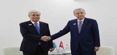 Cumhurba�kan� Erdo�an'dan Tokayev'e T�rkiye daveti! �ok say�da anla�ma masada