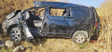Krklareli'nde panelvann devrilmesi sonucu 1 kii ld, 6 kii yaraland