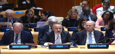 T�rkiye'den BM'de Filistin mesaj�