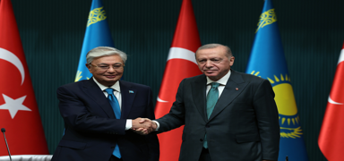 B�lgedeki en b�y�k ticaret orta��! Ba�kan Erdo�an: Kazakistan ile ihracatta hedef 15 milyar dolar