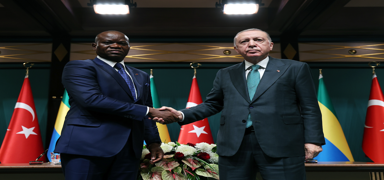 Cumhurba�kan� Erdo�an, Gabon Cumhurba�kan� Nguema onuruna ak�am yeme�i verdi