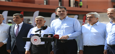 Bakan Kurum: Yeniden douun simge ehri oldu