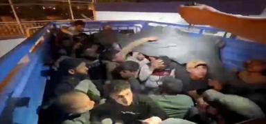 42 gmen zeri fileyle kapatlan kamyonet kasasnda yakaland