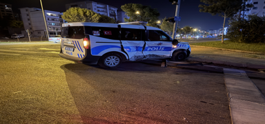 Kahramanmara�'ta polis arac� ile otomobil �arp��t�: 5 yaral�