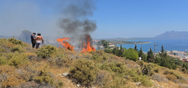 Dat�a'daki yang�n s�nd�r�ld�