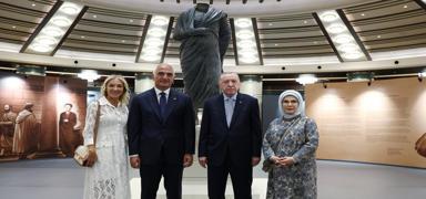 Emine Erdoan: Marcus Aurelius heykelinin 65 yl sonra lkemize getirilmesi tarihi bir admdr