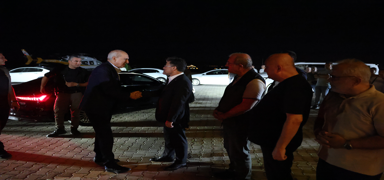 TBMM Bakan Kurtulmu, anakkale'deki Dardanos Yangn Ynetim Merkezi'ni ziyaret etti