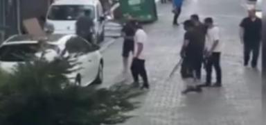 �stanbul'da korku dolu anlar... Silah ve sopalarla birbirlerine girdiler!