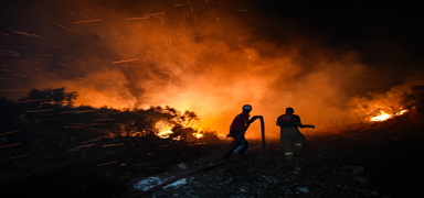 �zmir'deki orman yang�n�! 1 ki�i tutukland�