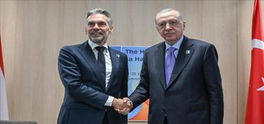 Cumhurba�kan� Erdo�an, Hollanda Ba�bakan� Schoof ile g�r��t�