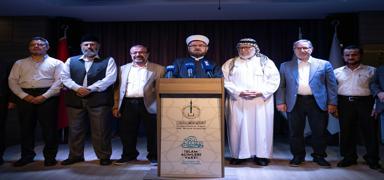 Gazze i�in �stanbul'da tarihi bulu�ma: 50 �lkeden 100'den fazla alim geliyor