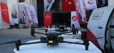 Hatay'da snr gvenliine dron ve mobil ara takviyesi