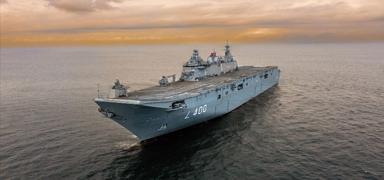 TCG Anadolu, genleri Zafer Yolculuu'na karyor