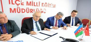 Karde okul protokol imzaland: Eitimde TrkiyeAzerbaycan i birlii