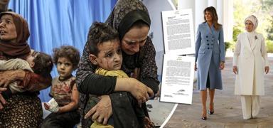 Emine Erdo�an'dan Melania Trump'a Gazze mektubu! Ukrayna hassasiyetini �rnek g�sterdi