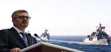 T�rk donanmas� bo�aza iniyor