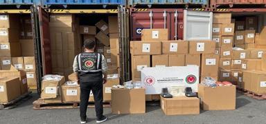 G�mr�klerde dev operasyon: 7 ayda 41 milyar TL'lik ka�ak e�ya ve uyu�turucu yakaland�