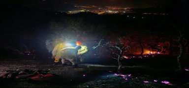 Denizli'deki orman yang�n� b�y�k �l��de kontrol alt�na al�nd�