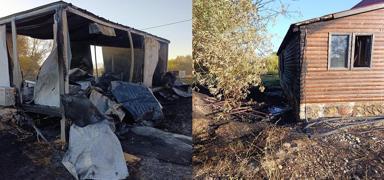 Mu�'ta ��kan yang�nda 30 d�n�ml�k alan k�le d�nd�