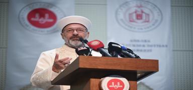 Diyanet ��leri Ba�kan� Ali Erba�: Cehalet en b�y�k d��man�m�z, bilgi iman�n m�kellefiyeti