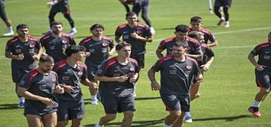 A Milli Futbol Tak�m�, G�rcistan ma��na haz�r