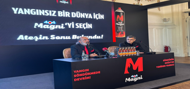 404 Kimya geli�tirdi�i Magni markas�yla yang�n s�nd�r�c�ler �retiyor