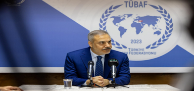 Bakan Fidan'dan vize krizine sert tepki: Filistin olmadan Filistin konu�ulamaz