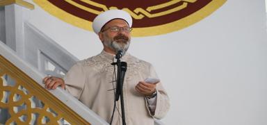 Diyanet ��leri Ba�kan� Erba�: �l�m her an kap�m�zda, ibadeti ertelemeyelim