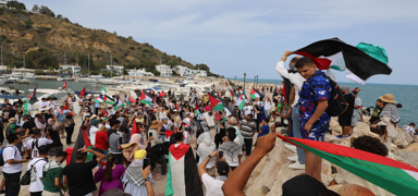 �spanya'dan Gazze'ye: Sumud Filosu'nun yolculu�u Tunus'ta devam ediyor