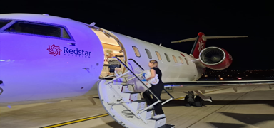 4,5 ayl�k bebe�in imdad�na ambulans u�ak yeti�ti