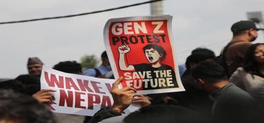 Nepal'in dijital isyan�