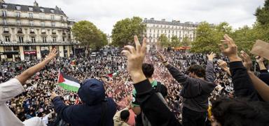 200 bin ki�ilik eylem Fransa'y� sallad�: 540 g�zalt�