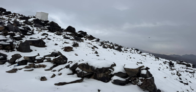 A�r� Da��'nda kar s�rprizi! Eyl�l ay�nda beyaza b�r�nd�