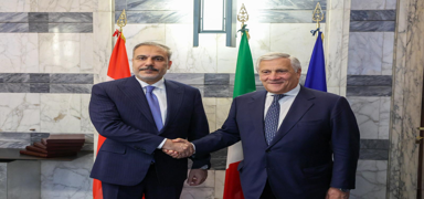 Bakan Fidan, talya Babakan Yardmcs ve Dileri Bakan Tajani ile bir araya geldi