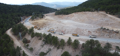 Antalya-Konya kara yolu ulama kapatld
